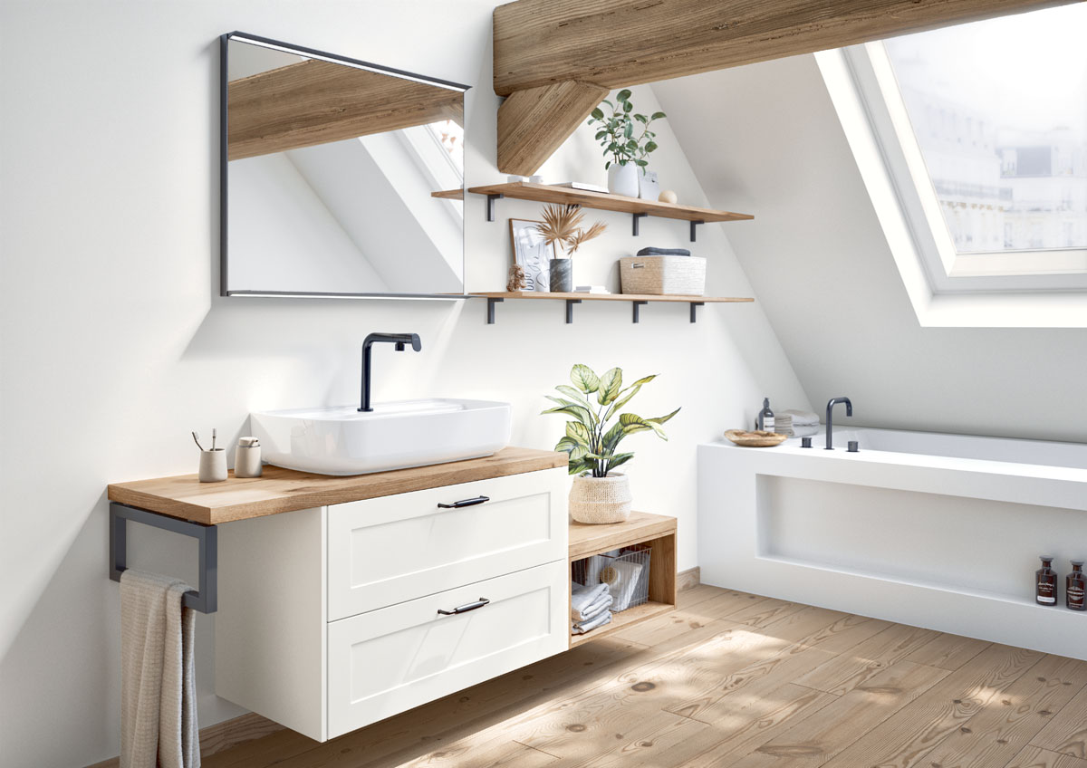 Дизайнерская мебель в ванной, Германия