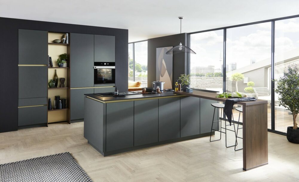 Зеленая премиальная кухня