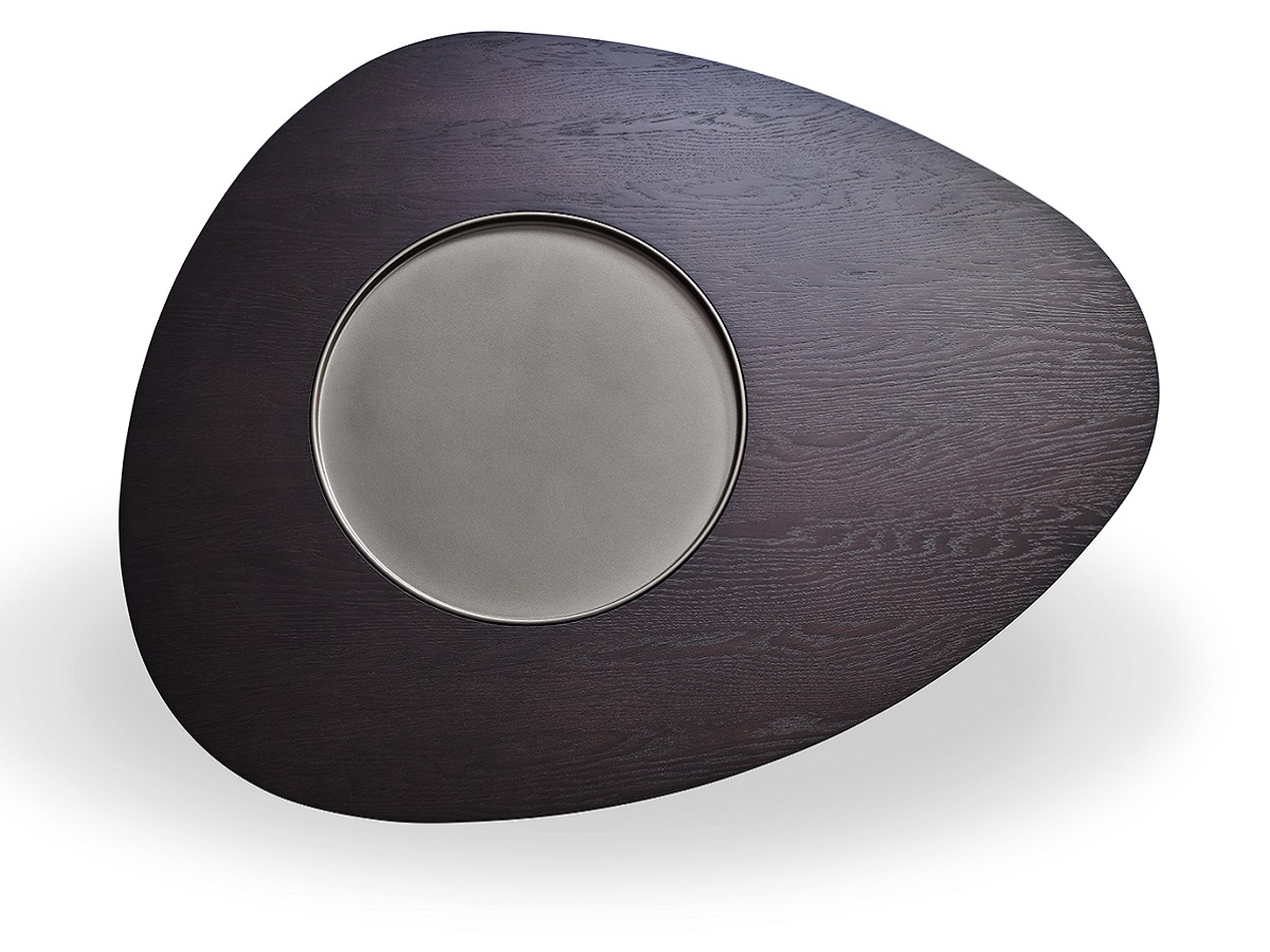 столик журнальный, AMO, Christine Kroencke, Stephan Veit, дизайнерская мебель, яйцо, дуб венге, дуб антрацит, металл антрацит,