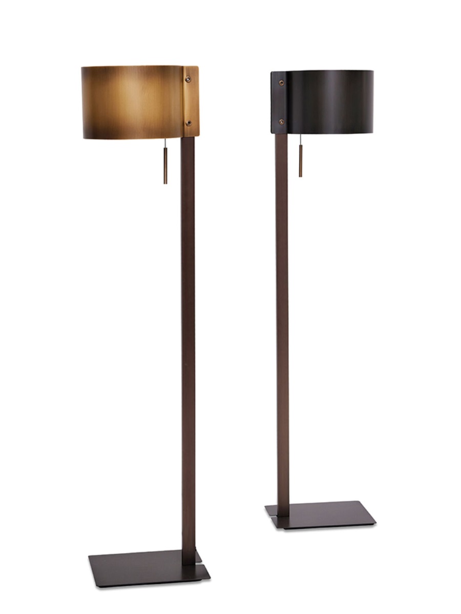 дизайнерские напольные светильники брашированная латунь, Christine Kroencke