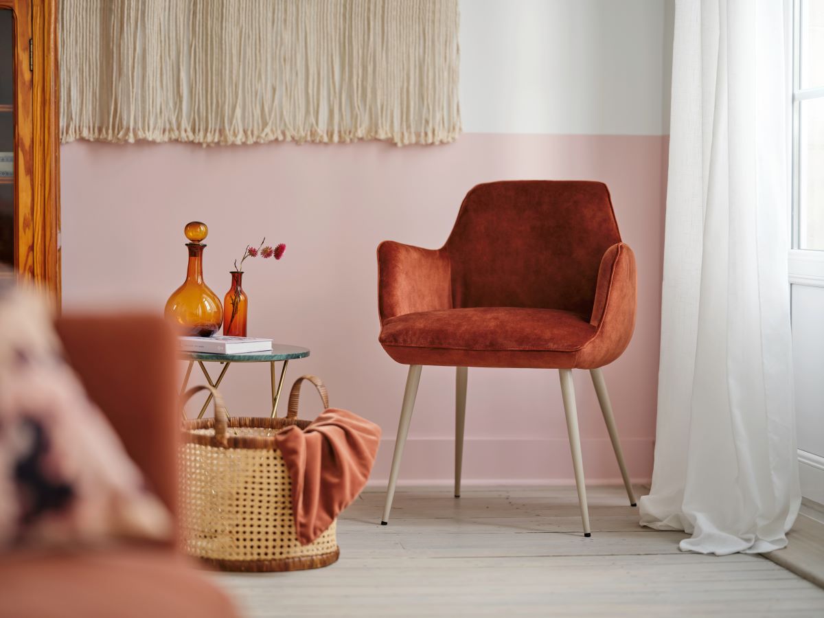 дизайнерский стул скульптурной формы, Mood 101, Mobitec, красный, массив дуба