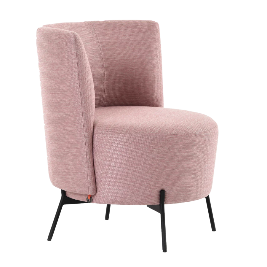 Кресло Bolero, металл, Mobitec, розовый