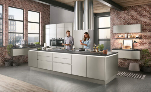 кухня в стиле хай тек