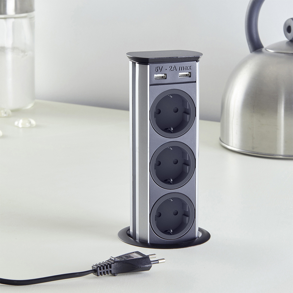 выдвижная розетка