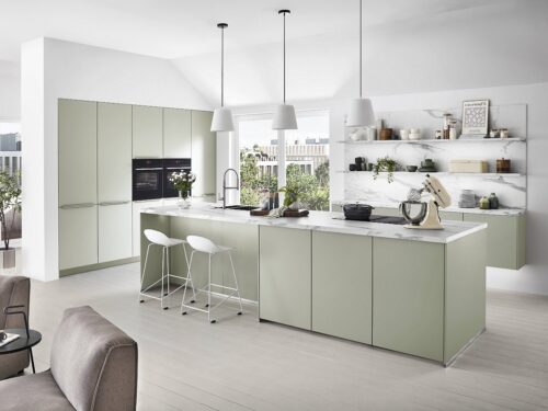 кухня с островом Senso, nobilia,