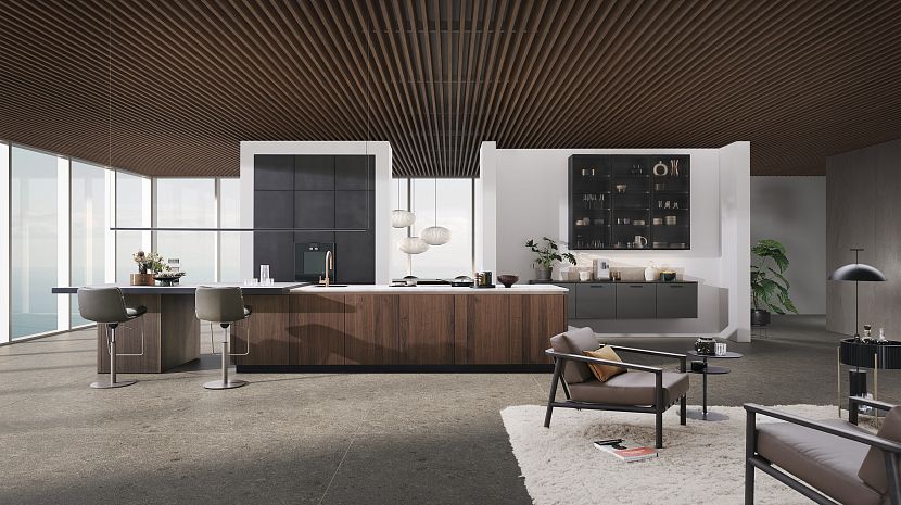 кухня Leicht bossa concrete 