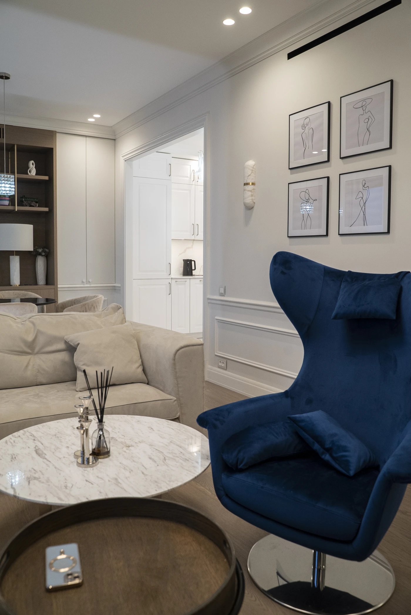 реализованый проект премиум кухни белая классика_2