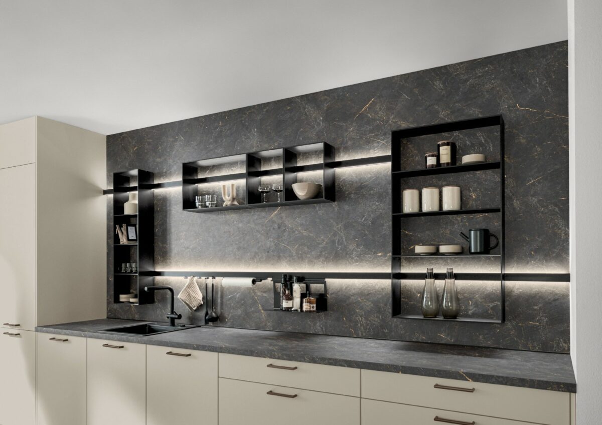 системы хранения вместо верхних шкафов