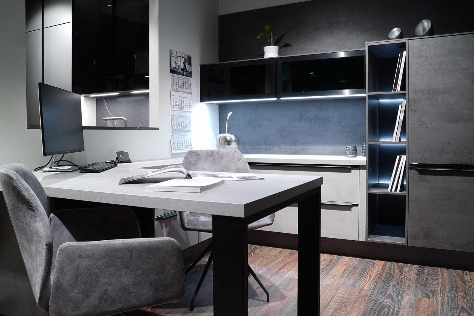 Рабочее место и мебель для домашнего кабинета, выставочный образец, распродажа