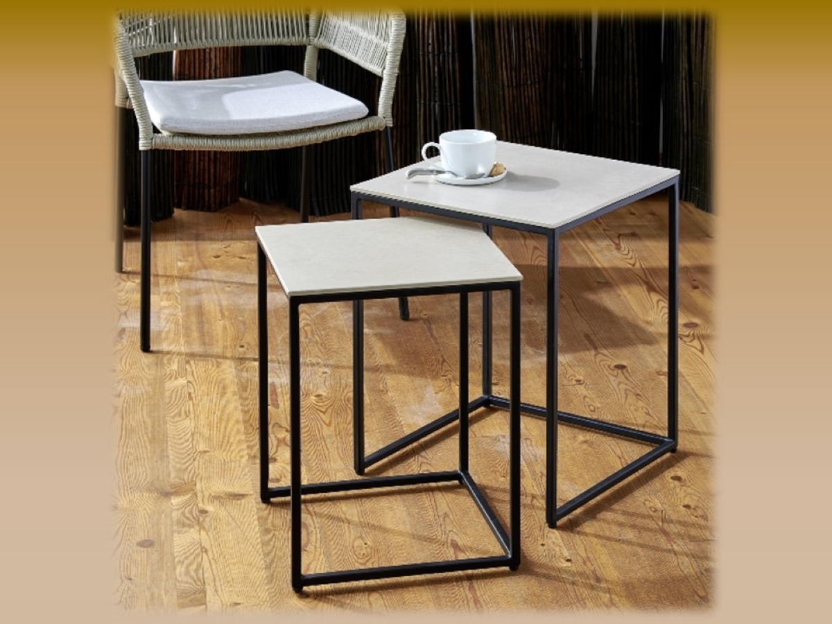 квадратные журнальные столики outdoor фибростоун, Lambert