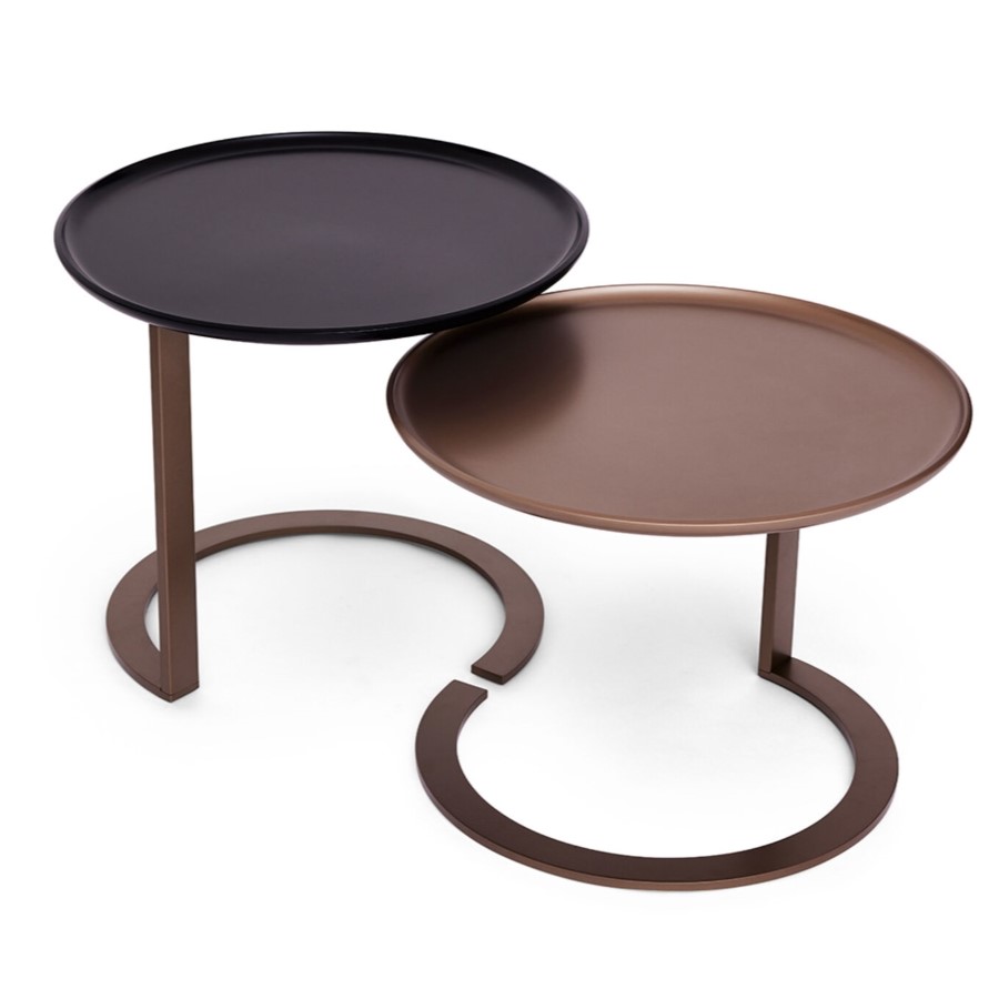журнальные столики металл бронза лак-металлик bronce, Trio 2.0, Christine Kroencke, Stephan Veit