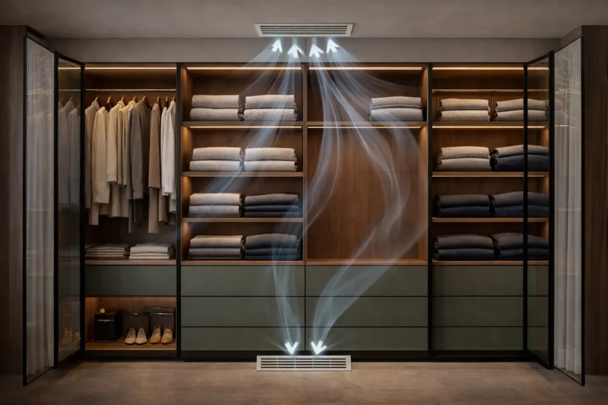 вентиляция гардеробной