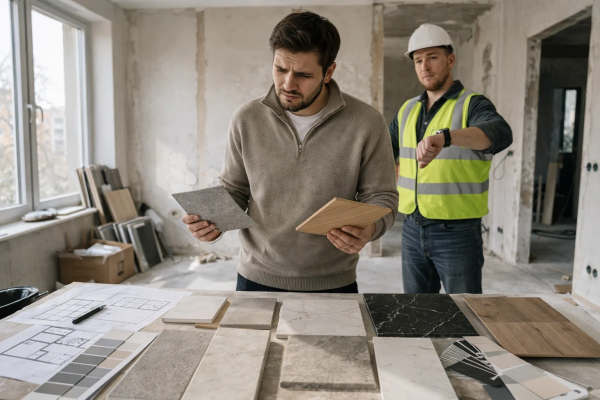 выбор материала во время ремона