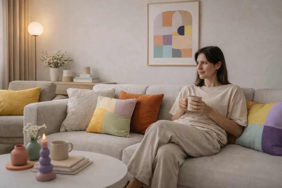 дофаминовый интерьер спокойный